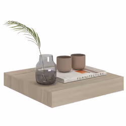 VidaXL 323865 étagères Panneaux MDF, Métal Chêne