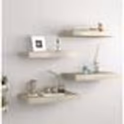 vidaXL Étagères murales flottantes 4 pcs chêne 40x23x3,8 cm MDF