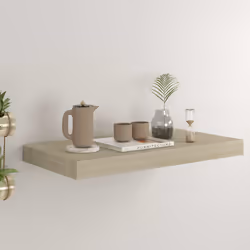 VidaXL 323871 étagères Panneaux MDF, Métal Chêne