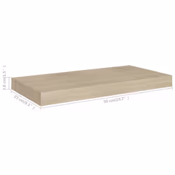 VidaXL 323871 étagères Panneaux MDF, Métal Chêne - Vue supplémentaire 6