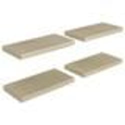vidaXL Étagères murales flottantes 4 pcs chêne 50x23x3,8 cm MDF - TU