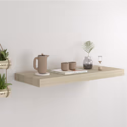VidaXL 323874 étagères Panneaux MDF, Métal Chêne