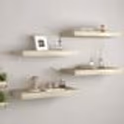 vidaXL Étagères murales flottantes 4 pcs chêne 60x23,5x3,8 cm MDF - TU