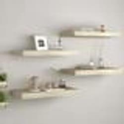vidaXL Étagères murales flottantes 4 pcs chêne 60x23,5x3,8 cm MDF - TU