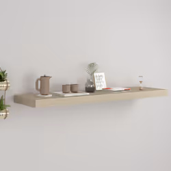 VidaXL 323880 étagères Panneaux MDF, Métal Chêne