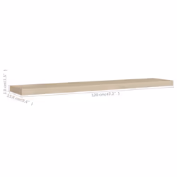 VidaXL 323883 étagères Panneaux MDF, Métal Chêne - Vue supplémentaire 7