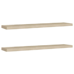 VidaXL 323884 étagères Panneaux MDF, Métal Chêne