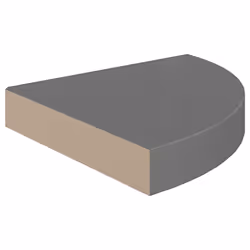VidaXL 323892 étagères Panneaux MDF, Métal Gris