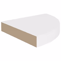 VidaXL 323895 étagères Panneaux MDF, Métal Blanc