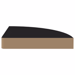 VidaXL 323898 étagères Panneaux MDF, Métal Noir