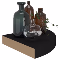 VidaXL 323898 étagères Panneaux MDF, Métal Noir - Vue supplémentaire 5