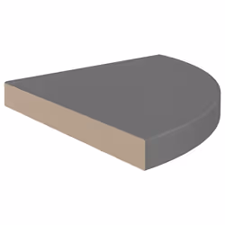 VidaXL 323913 étagères Panneaux MDF, Métal Gris