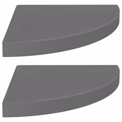 VidaXL 323914, Panneaux MDF, Métal, Gris, 350 mm, 350 mm, 38 mm, 2 pièce(s)