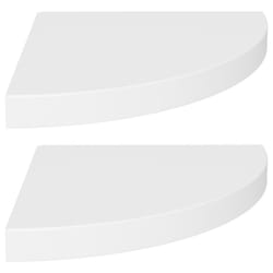 VidaXL 323917 étagères Panneaux MDF, Métal Blanc