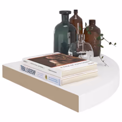 VidaXL 323917 étagères Panneaux MDF, Métal Blanc - Vue supplémentaire 7