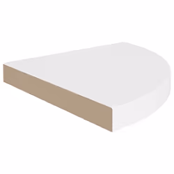 VidaXL 323918 étagères Panneaux MDF, Métal Blanc