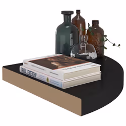 VidaXL 323919 étagères Panneaux MDF, Métal Noir - Vue supplémentaire 6