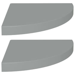 VidaXL 323923 étagères Panneaux MDF, Métal Gris