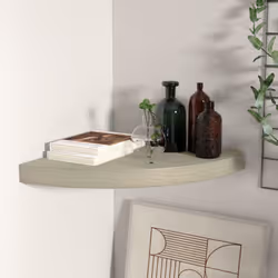 Cette étagère d’angle élégante est idéale pour afficher vos livres préférés, décorations, photos, prix, etc. Cette étagère de ...