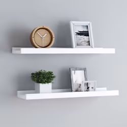 VidaXL 323928 étagères Panneaux MDF Blanc