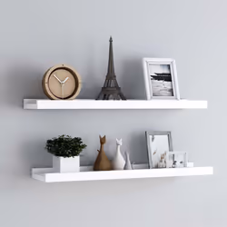 VidaXL 323930 étagères Panneaux MDF Blanc