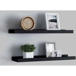 VidaXL 323931 étagères Panneaux MDF Noir