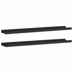 VidaXL 323933, Panneaux MDF, Noir, 800 mm, 90 mm, 30 mm, 2 pièce(s)