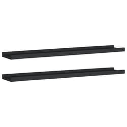 VidaXL 323933 étagères Panneaux MDF Noir