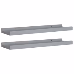 VidaXL 323934, Panneaux MDF, Gris, 400 mm, 90 mm, 30 mm, 2 pièce(s)