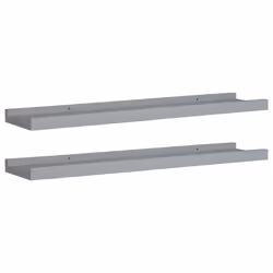 VidaXL 323935, Panneaux MDF, Gris, 600 mm, 90 mm, 30 mm, 2 pièce(s)