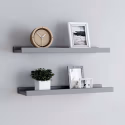 VidaXL 323935 étagères Panneaux MDF Gris