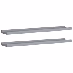 VidaXL 323936, Panneaux MDF, Gris, 800 mm, 90 mm, 30 mm, 2 pièce(s)