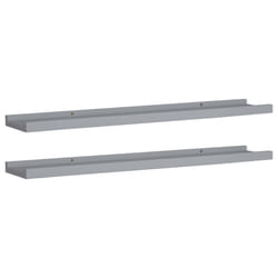 VidaXL 323936 étagères Panneaux MDF Gris