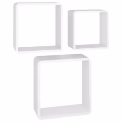 VidaXL 323949, Panneaux MDF, Blanc, 300 mm, 100 mm, 300 mm, 3 pièce(s)