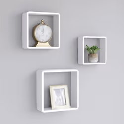 VidaXL 323949 étagères Panneaux MDF Blanc