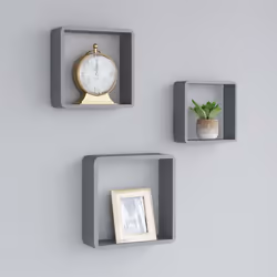 VidaXL 323951 étagères Panneaux MDF Gris