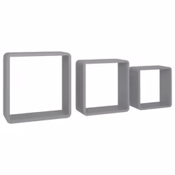 VidaXL 323951 étagères Panneaux MDF Gris