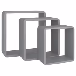 VidaXL 323951 étagères Panneaux MDF Gris - Vue supplémentaire 4