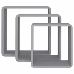 VidaXL 323951 étagères Panneaux MDF Gris - Vue supplémentaire 5