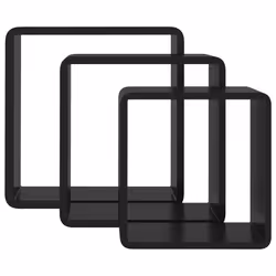 VidaXL 323953 étagères Panneaux MDF Noir - Vue supplémentaire 5