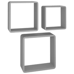 VidaXL 323954 étagères Panneaux MDF Gris