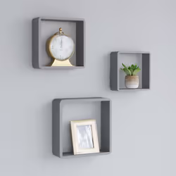 VidaXL 323954 étagères Panneaux MDF Gris