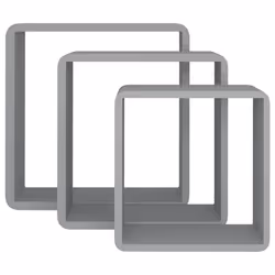 VidaXL 323954 étagères Panneaux MDF Gris - Vue supplémentaire 5