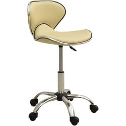 Vidaxl - 323677 Salon Spa Stool Cream Faux Leather 918822