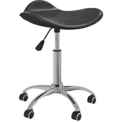 Vidaxl - Tabouret de salon et spa Noir Similicuir
