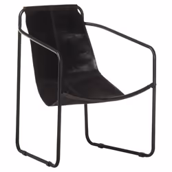 VidaXL 323727, Cuir, Noir, 590 mm, 600 mm, 810 mm
