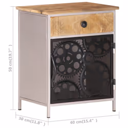 VidaXL 323738 Table de nuit et table de chevet - Vue supplémentaire 7