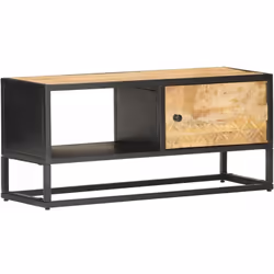 Ce meuble TV dégage un charme rustique. Il est un ajout vraiment pratique et captivant à votre intérieur. Ce meuble HiFi est  ...