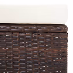 VidaXL 310229 chaise d'extérieur Terrace Siège rembourré Polyester, Polyuréthane, Acier Crème, Blanc - Vue supplémentaire 7