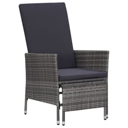 VidaXL 310230 chaise d'extérieur Terrace Siège rembourré Polyester, Polyuréthane, Acier Anthracite